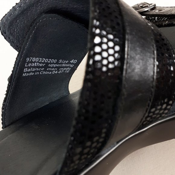 Dansko Jessie Black Slide Sandals - Picture 13 of 16